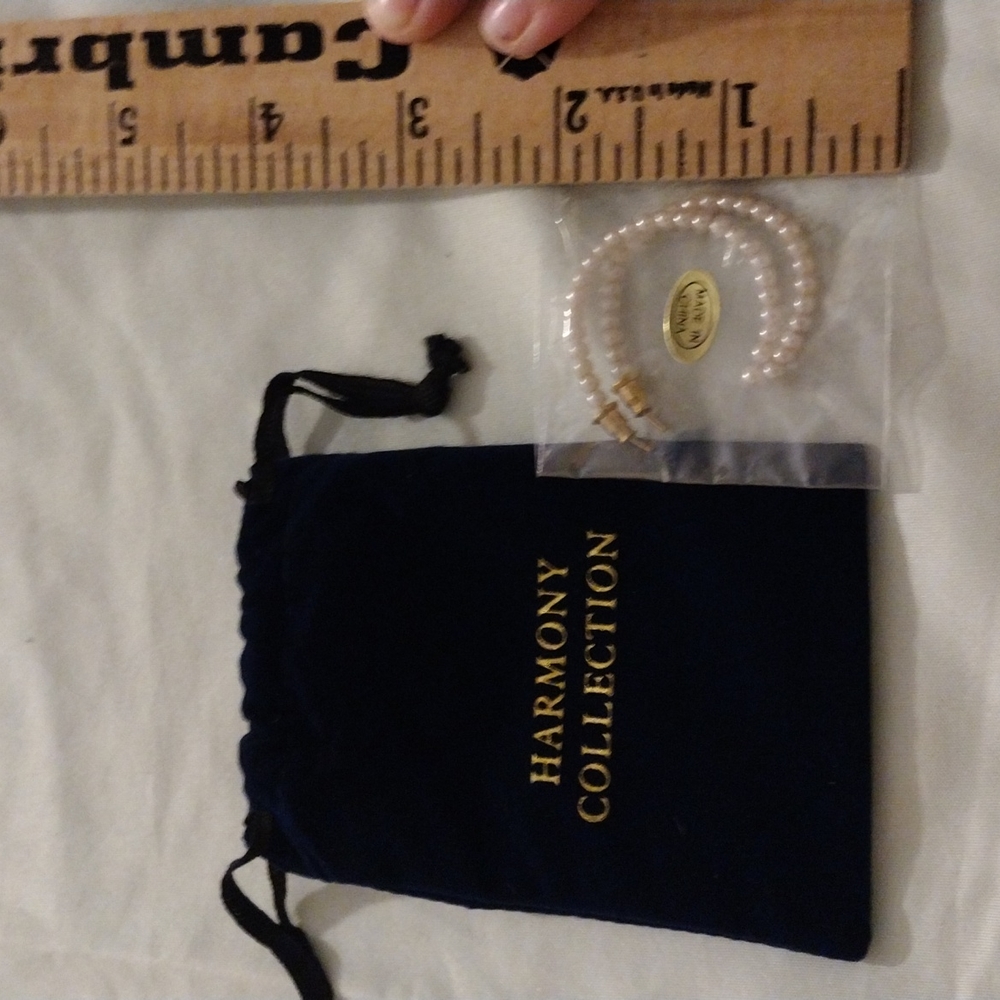 NWT Harmony Collection faux pearl fashion jewelry earrings